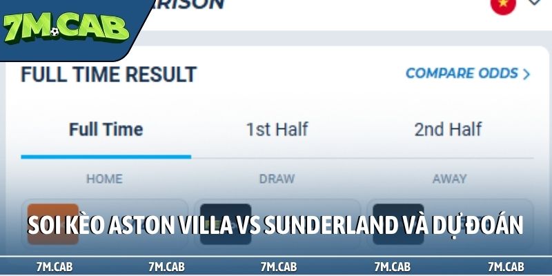 Soi kèo Aston Villa vs Sunderland và dự đoán