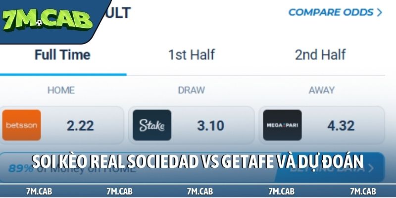 Soi kèo Real Sociedad vs Getafe và dự đoán